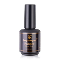 fengshangmei 15ml Long Lasting Rubber Base Coat Gel Nail Polish Matte Rubber Top Coat UV Gel Varnishes Art Design Foundation 1