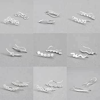 

Chereda Geometric S-shaped Wave Earrings 10 Style Statement Earring Brincos Oorbellen Wholesale