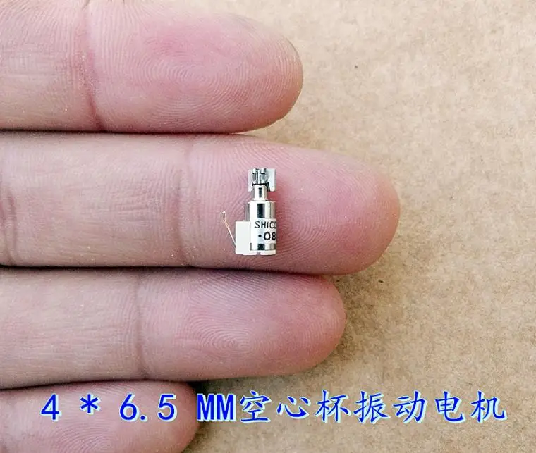 [Импорт] миниатюрный Вибрационный двигатель 4*6,5 полый вибромотор