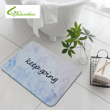 

Bathroom Carpet Bath Floor Mat Slip-Resistant Pad Room Marbling Printed Carpet Doormats Living Room Home Decor Tapete
