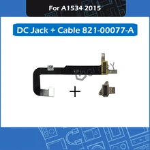 Nouveau DC-IN e/s USB-C alimentation de charge connecteur de carte Jack cc + câble 821-00077-A pour Macbook Retina 12 "A1534 2015 MF855 MF865(China)
