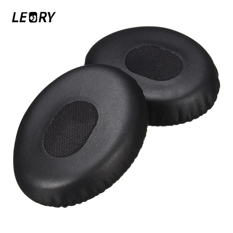 LEORY 1 Pair Replacement Soft Ear Pads Headphone Protein Leather