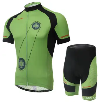 

XINTOWN Cycling Jersey Shorts Set Short Sleeved Ciclismo Cycling Unisex Summer Sweat-proof Quick-drying Breath Running Shirt Set