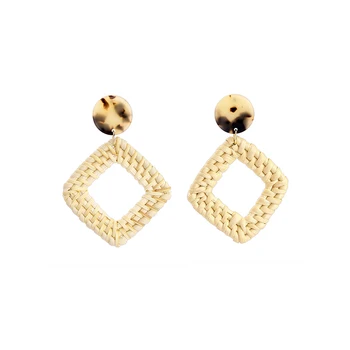 

Joolim Beach Style Ratten Kinited Drop Earring Summer Earring