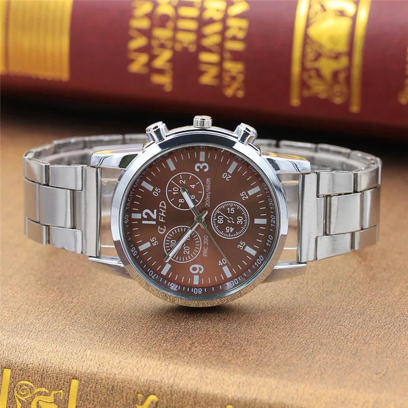 Новые Модные Повседневные Классические брендовые кварцевые часы мужские военные кожаные спортивные часы мужские часы Relogio Masculino# D