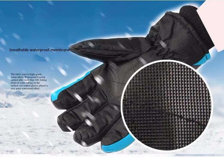 6GLV862 Autumn and winter ski gloves Korea warm waterproof anti-skid gloves manufacturers selling