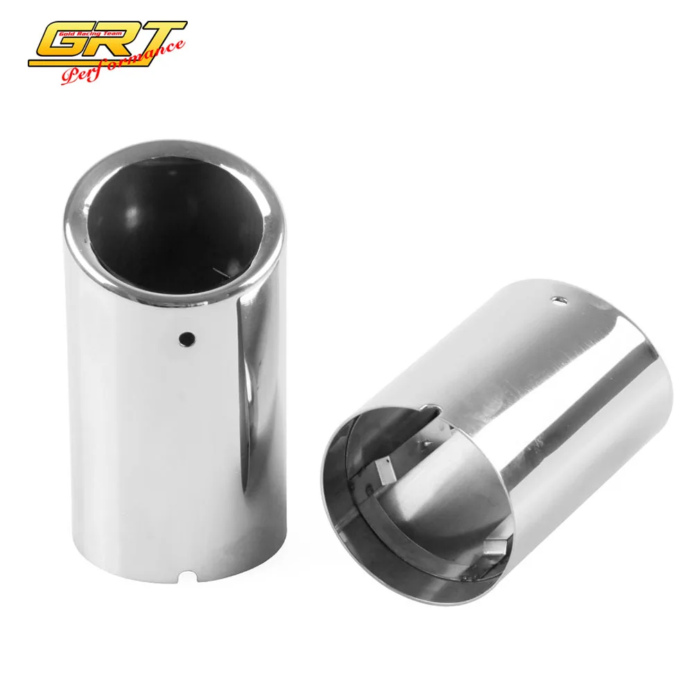 Car styling 304 stainless steel exhaust pipe car covers case for VW
