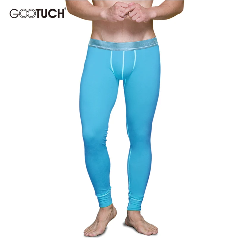 Men Long Johns Mens Warm Pants Thin Elastic Line Of Mens Fashion Cotton Underwear Tight Legging Long Johns 4XL 5XL 6XL G 2498