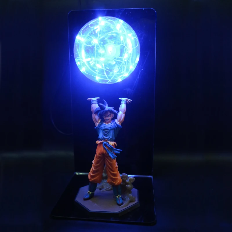 

Dragon Ball Z Action Anime Figure Goku Son Figurine Collectible Model LED Lamp for Children Kids Christmas Toys glow in the dark