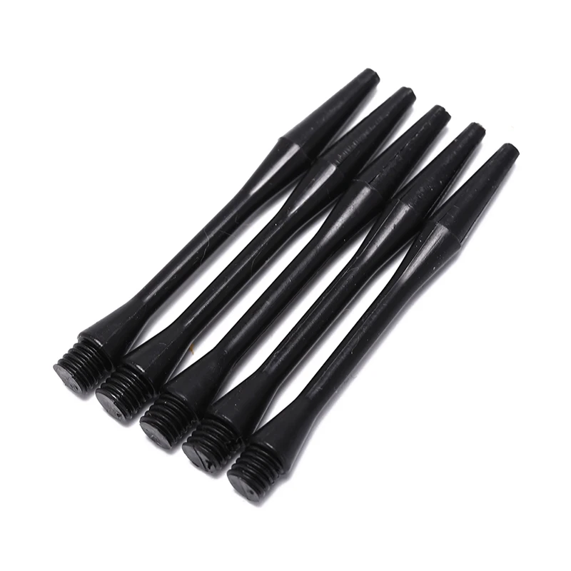100PCS New Nylon Dart Shafts Screw Thread Plastic Darts Accessories 6mm Black