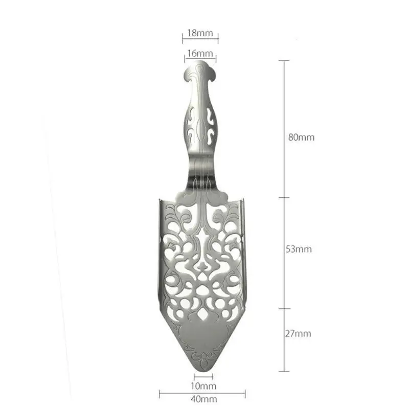 Нержавеющая сталь ложка для абсента коктейль Кухня Посуда горький Совок стекло чашки ложки для напитков фильтр ложка бар интимные аксессуары