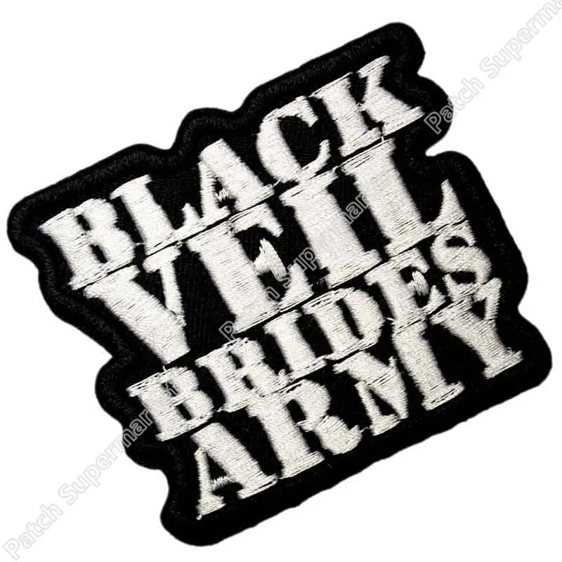 

Black Veil Brides Army Music Band Iron On On Patch TRANSFER MOTIF APPLIQUE Rock Punk Badge Wholesale christmas