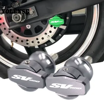 

Motorcycle CNC Frame Stands 8MM Screws sliders Swingarm Spools Slider M8 For SUZUKI SV650 SV 650 SV650S SV 650S