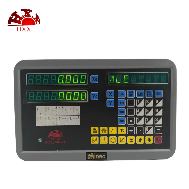 

High Quality 5u 50-1000mm TTL Digital Linear Scale System And LED Display 2 Axis Dro For Lathe Mill