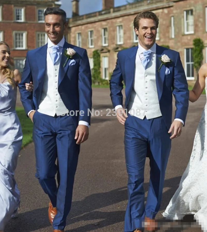 (Jacket Vest Pants) Wedding Groom Royal Blue Mens Suit Latest Coat Pant Designs Wedding Suits For Men Costume Homme.jpg