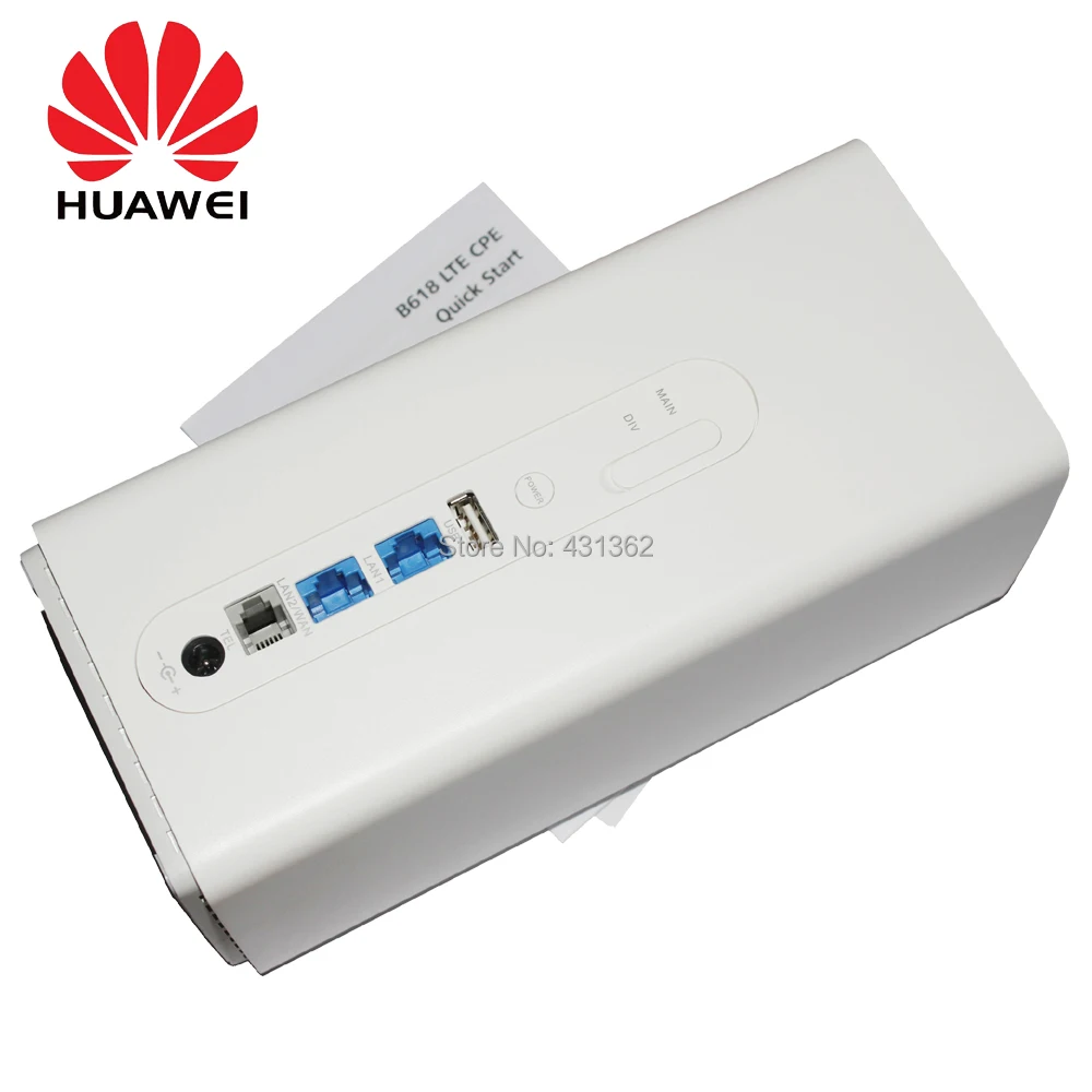 Модем Huawei B618 600 Мбит/с 4G LTE поддержка FDD B1/3/5/7/8/28|3G/4G роутеры| |
