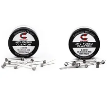 New Coilology MTL Coil 316SS 28GA 0.9ohm / NI80 26GA 0.6ohm/ Fused Clapton vape Coil for DIY vape accessory RTA RDA TANK New Coilology MTL Coil 316SS 28GA 0.9ohm / NI80 26GA 0.6ohm/ Fused Clapton vape Coil for DIY vape accessory RTA RDA TANK
