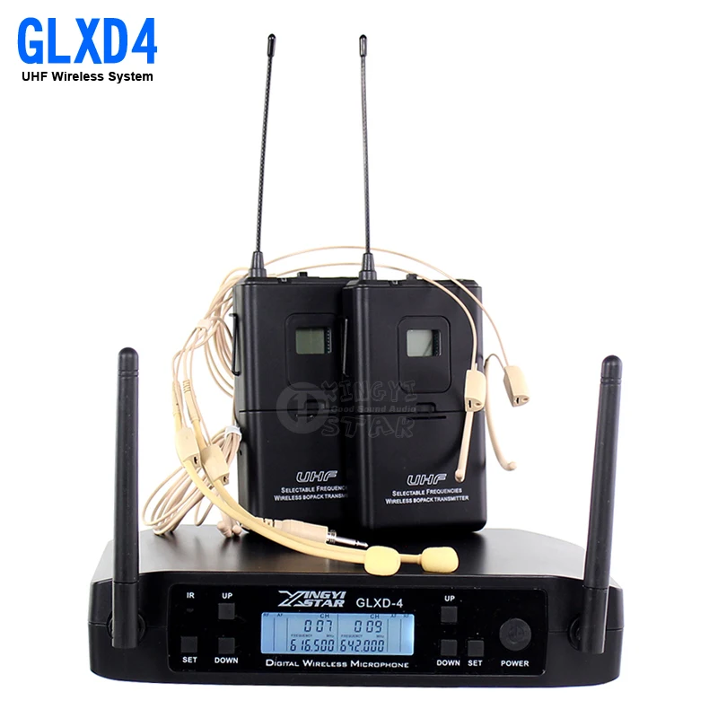 Профессиональный беспроводной микрофон GLXD34 GLXD4 система для караоке