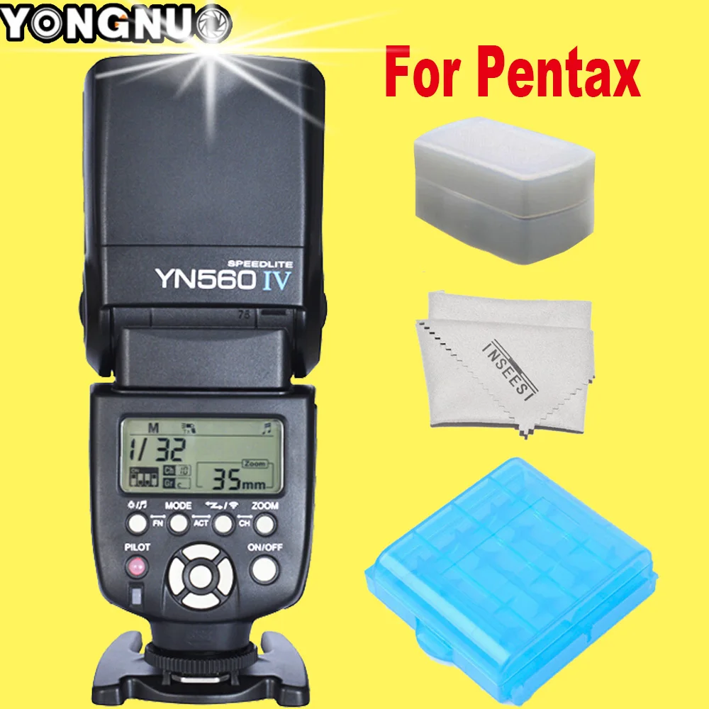 Yongnuo     Yongnuo YN 560 IV YN560-IV  Pentax k5 k7 k20d k10d k200d kr kx k100ds  