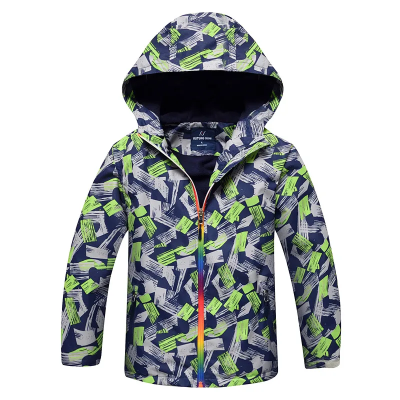 Fashion Boys Jacket Children's Winter Kids Coat Windbreakers Waterproof