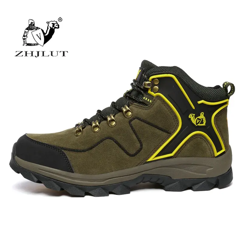 

ZHJLUT Unisex Hiking Shoes Men Outdoor Climbing Sport Women Trekking Hiking Boots Men Autumn Winter Plus Fur Boots Size 36-44