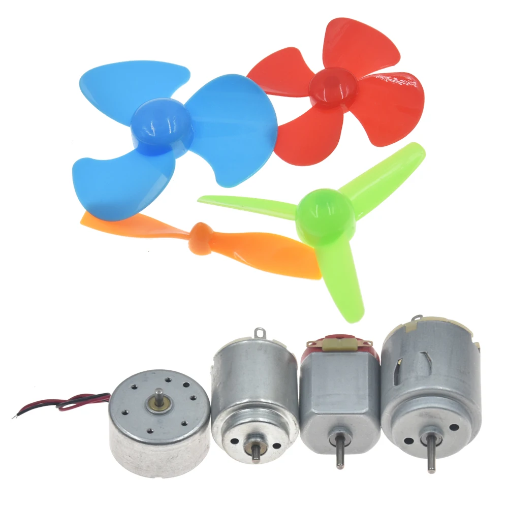 

1set Multi DC Motor Propeller Plastic Gear Gearbox Model Making Toolkit DIY Boat Plane Toy Car Craft Fan Blade Accessories