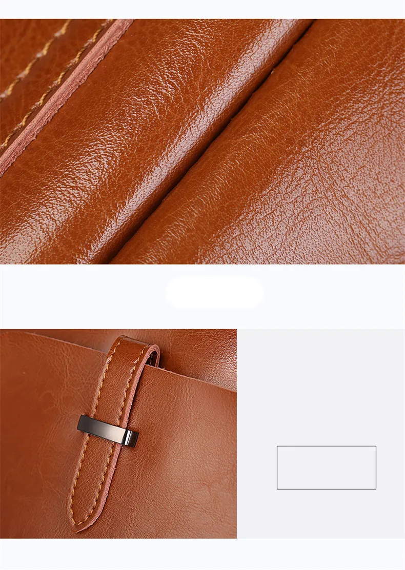 Oil wax leather women backpack (16)