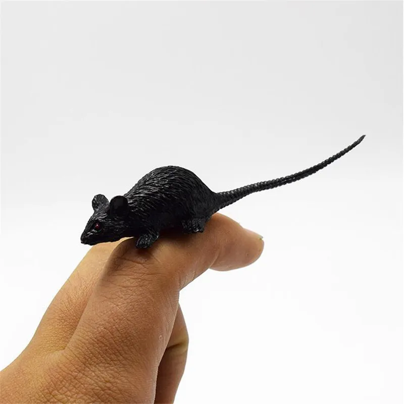 5Pcs Funny Tricky Novelty Joke Toy Mock Fake Plastic Mouse Prank Scary Trick Cool for Adults Children Game Play