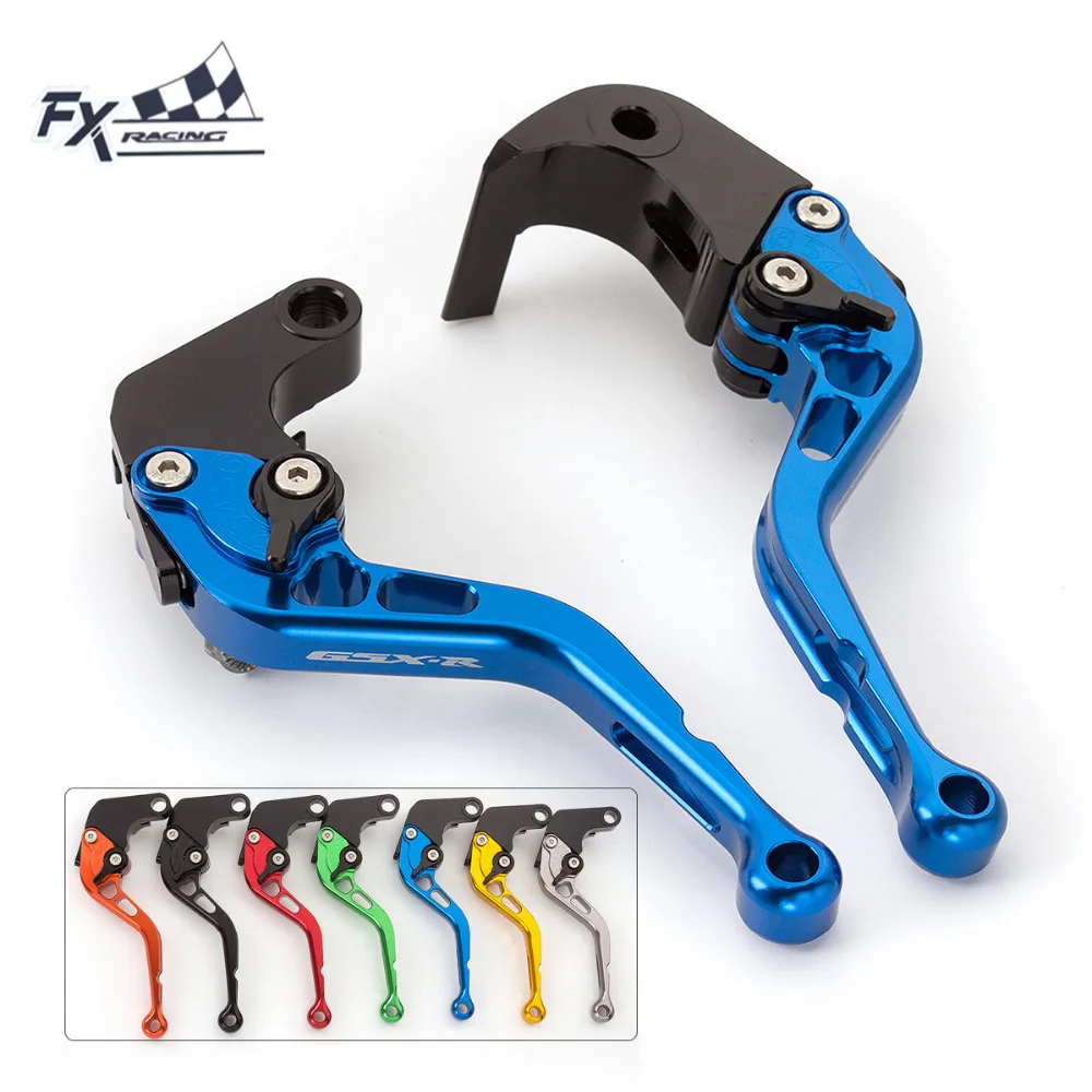 With Logo GSXR CNC Aluminum Motorcycle Brake Clutch Levers For SUZUKI