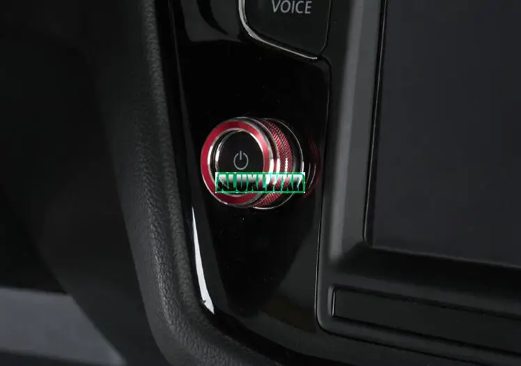 Кнопка Аудио Стерео регулятор громкости Ручка кольцо Крышка автомобильные аксессуары для Volkswagen vw Tiguan mk2 Atlas t-roc Ateca