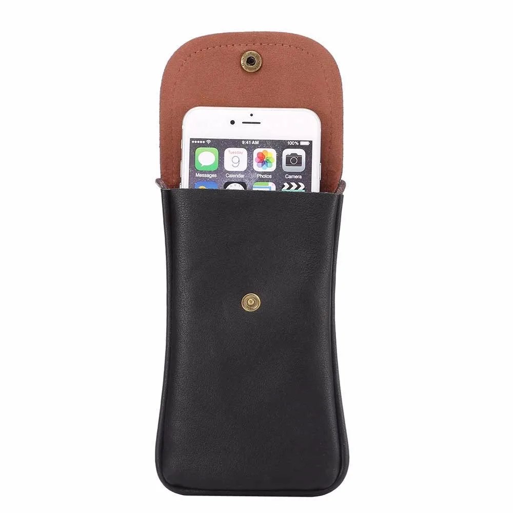 best iphone 8 case Universal Leather Cell Phone Bag Shoulder Pocket Wallet Pouch Case Neck Strap Fit For Smaller Than 5.7 inches Phone Model iphone 7 cardholder cases