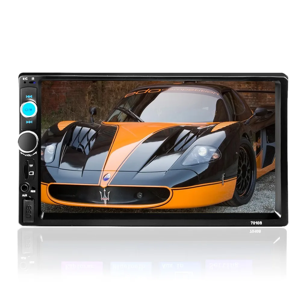 

2 DIN Autoradio 7010B 7 Inch Bluetooth TFT Screen Dual Core Car Audio Stereo MP5 Player 12V Auto 2-Din Support AUX FM USB SD MMC