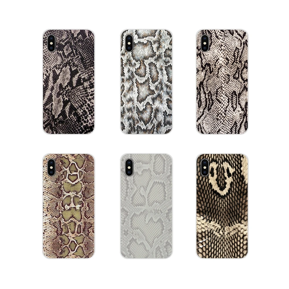 

Soft Cover Bag python pattern yellow gold Art Snake Viper For Samsung Galaxy S4 S5 MINI S6 S7 edge S8 S9 S10 Plus Note 3 4 5 8 9