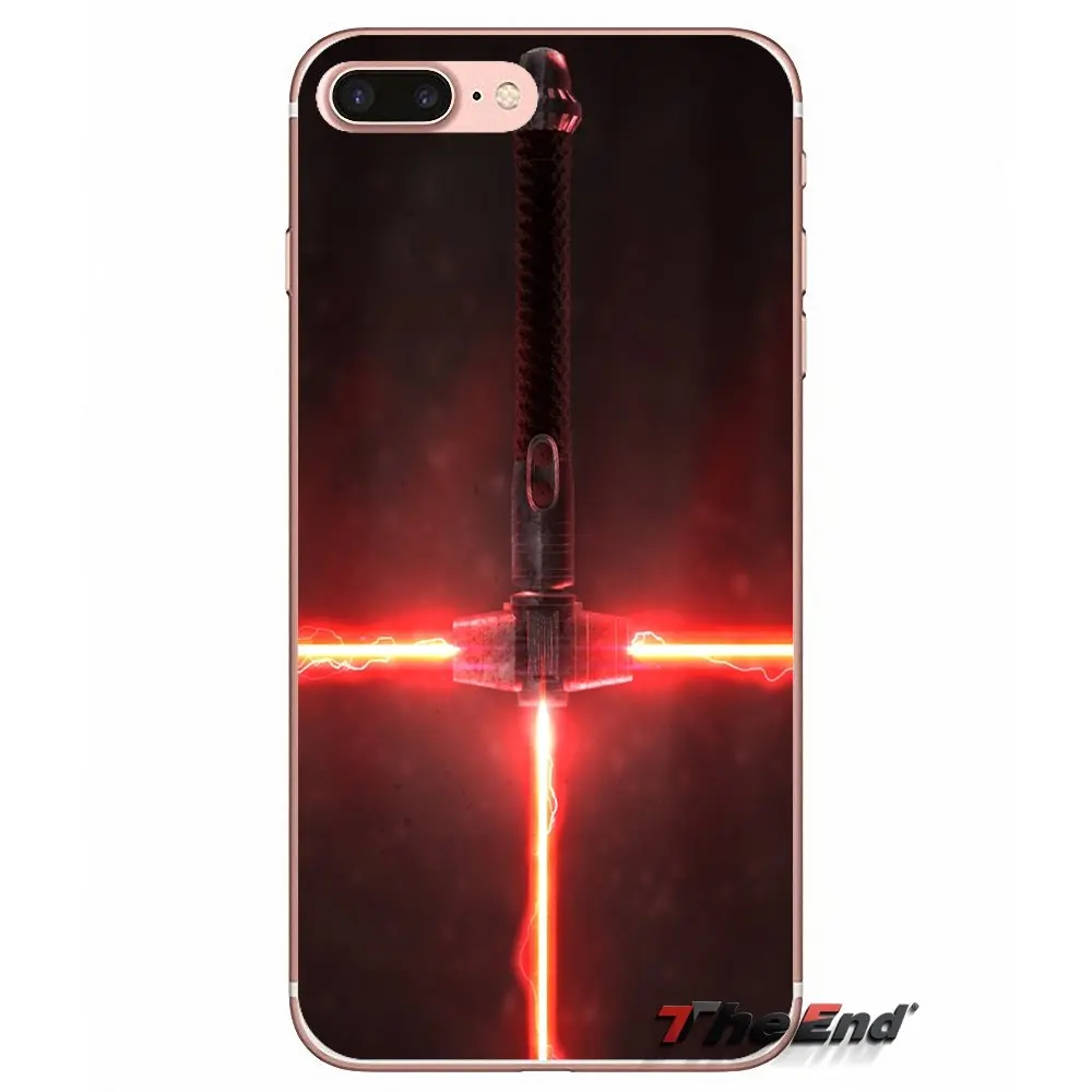 Звездные войны джедай мягкий чехол для мобильного телефона Apple iPhone X 4 4S 5 5S SE 5C 6 6S 7 8