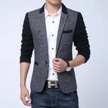 Мужской корейский Повседневный тонкий костюм с отстрочкой мужской деловой Повседневный маленький костюм модное тонкое пальто