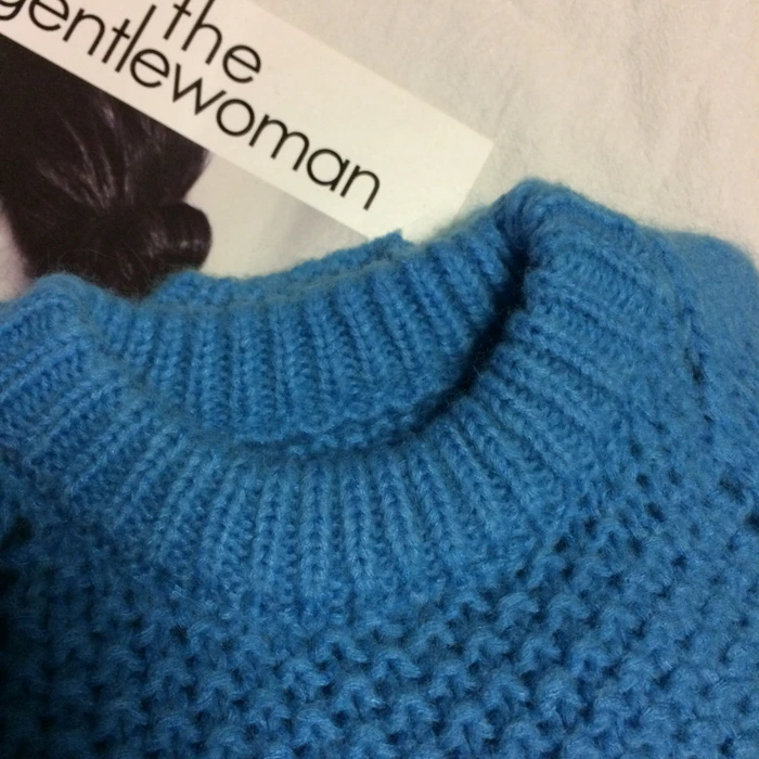INS/Популярные Ганна* стиль Женские однотонные Длинные рукава пуловер из мохера вязанный полый свитер из шерсти