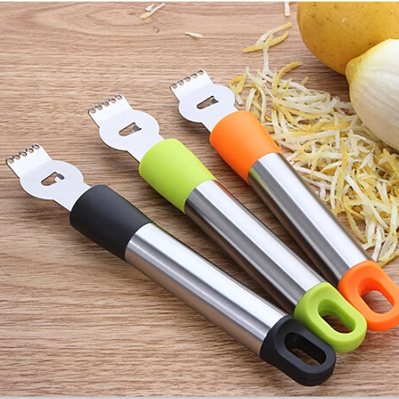 Stainless Steel Lemon Peeler Zester Orange Lime Citrus Scraper Kitchen