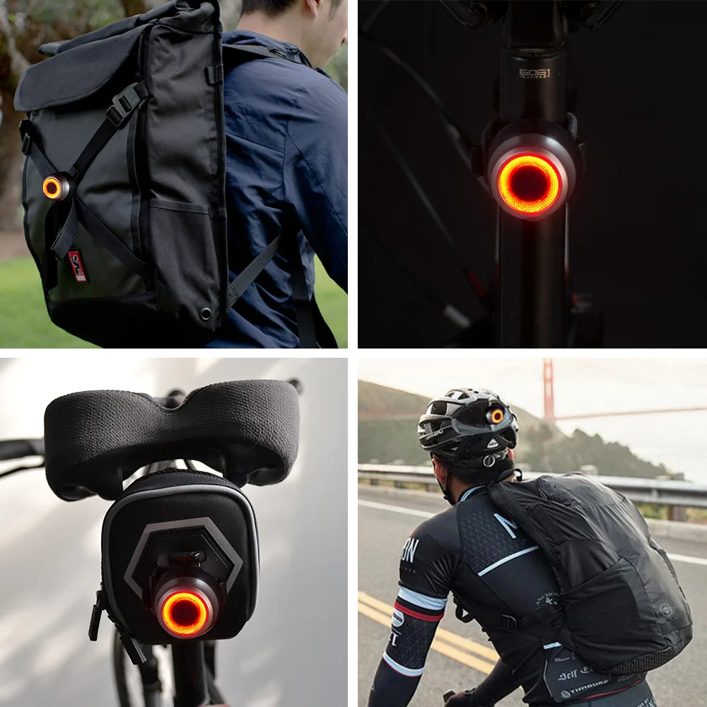 Top Linkbest 600 Lumen USB Rechargeable Bicycle Light set Ultra-compact -Waterproof  IPX 5-3000mAh Battery- Fits ALL Bikes 5