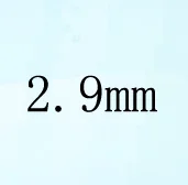 1000 шт Размер 0,8~ 4 мм Гранат Цвет ааааа Круглый Блестящий Огранки свободные CZ камень кубический цирконий драгоценные камни для ювелирных изделий - Цвет: 2.9mm