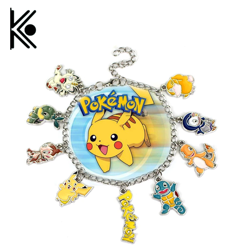 

Hight quality Pokemon charms bracelet Pokemon Go fashion women men unisex bracelets & bangles
