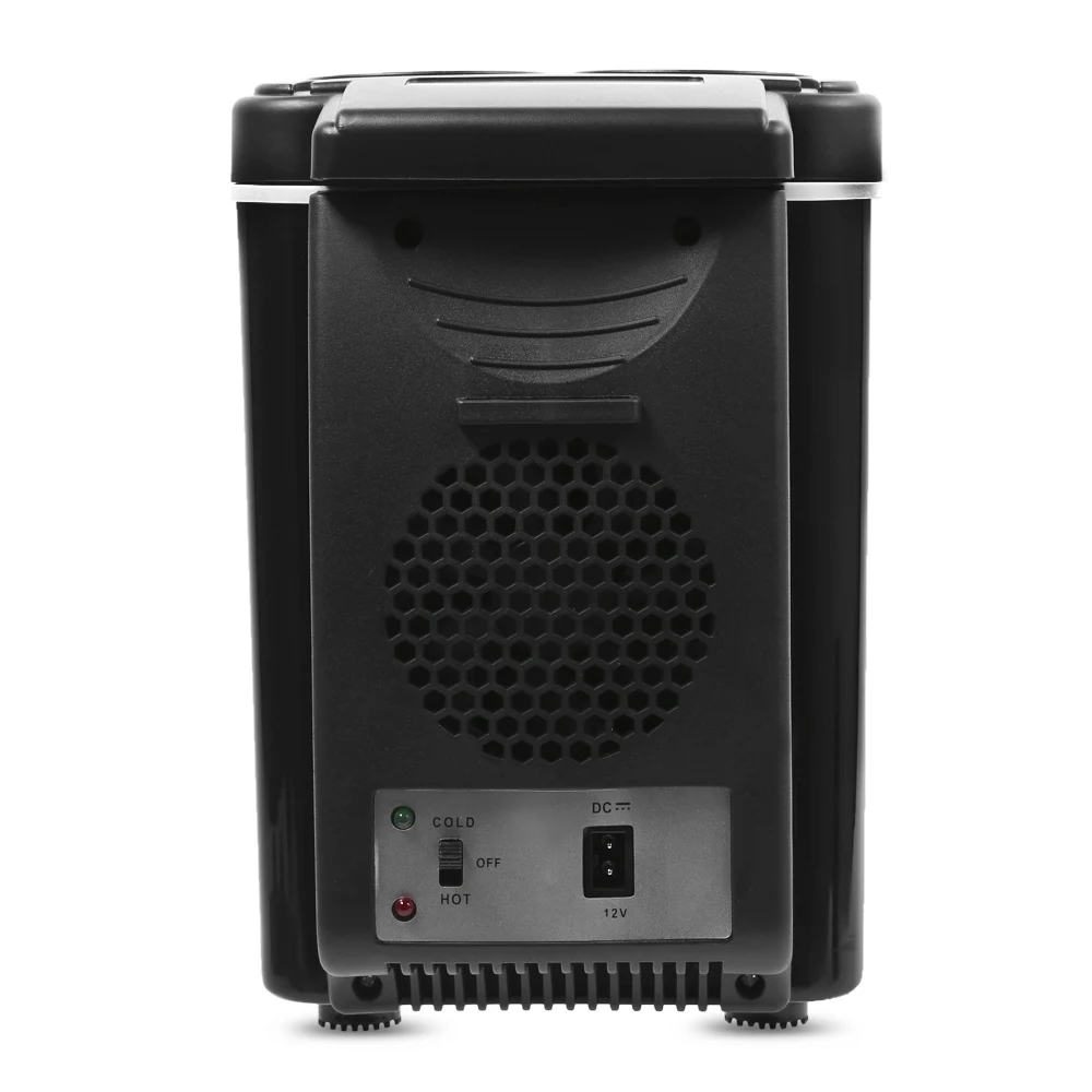 Portable 6L Car Refrigerator 12V Multi-Function Temperature Control Dual-Use Box Cooler Warmer Vehicular Fridge For Home Travel Portable 6L Car Refrigerator 12V Multi-Function Temperature Control Dual-Use Box Cooler Warmer Vehicular Fridge For Home Travel