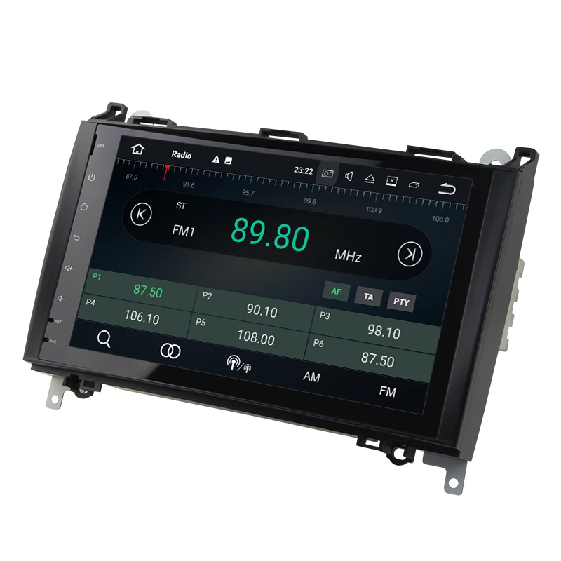 Discount Android 8.1 Quad Core 2G RAM 16G ROM GPS Navi 9" Car DVD Multimedia for Benz A W169/B W245/B200/Viano/Vito/W906 with Radio 4