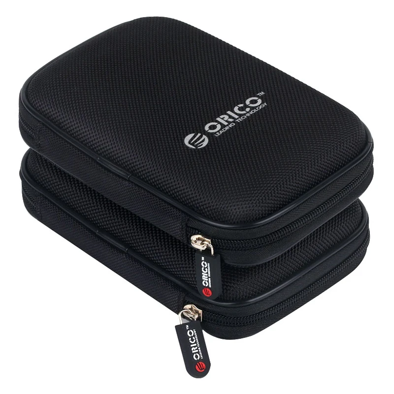ORICO Black EVA 2,5 дюймов мобильный жесткий диск игра HDD& SSD сумка с кабелем хранения пакет игровой кабель Чехол для зарядного устройства samsung WD