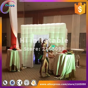 

PVC Wedding Inflatable Photo Booth for party with LED Light