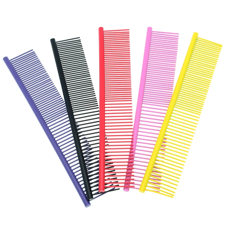 

2017 New Hot Sell Pet Cat Grooming Comb for For Shaggy Dogs Barber Grooming Tools Stainless Steel Thick Grooming Comb .LZN0016