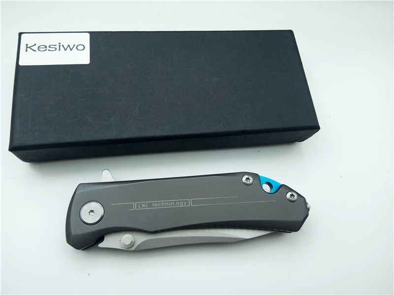KESIWO KS087 Folding Knives 9Cr18Mov Blade Steel Handle Knife Outdoor Pocket Camping Tactical Survival Knife EDC