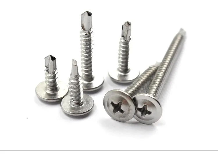 

20pcs/lot 401 M4.2*13-50 M4.8*13-50 stainless steel phillips self-tapping self -drilling truss pan head screws hardware238