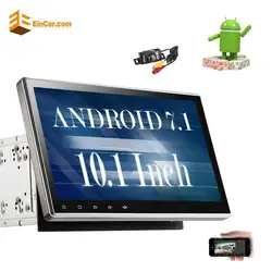 7,1 "Android 10,1 2Din Стерео DVD/CD gps навигатор радио приемник Поддержка Bluetooth Wi Fi AM/FM сабвуфер + бесплатная Обратный камера