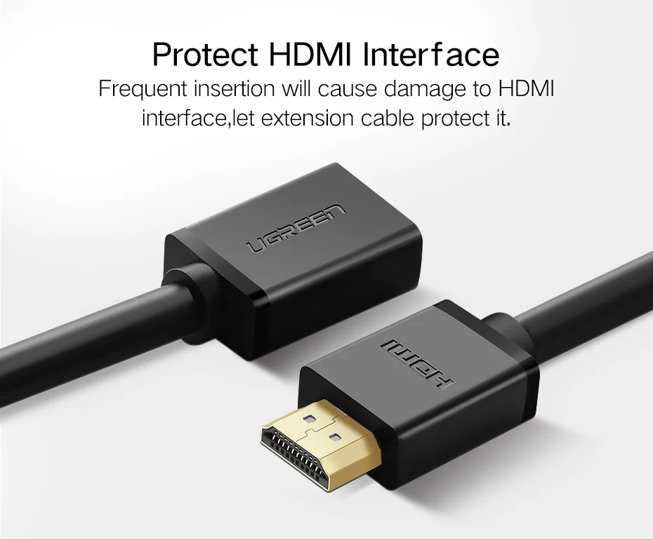 HDMI удлинитель 1080P HDMI мужчин и женщин удлинитель для компьютера/HDTV/ноутбука/проектора в аудио-видео кабель