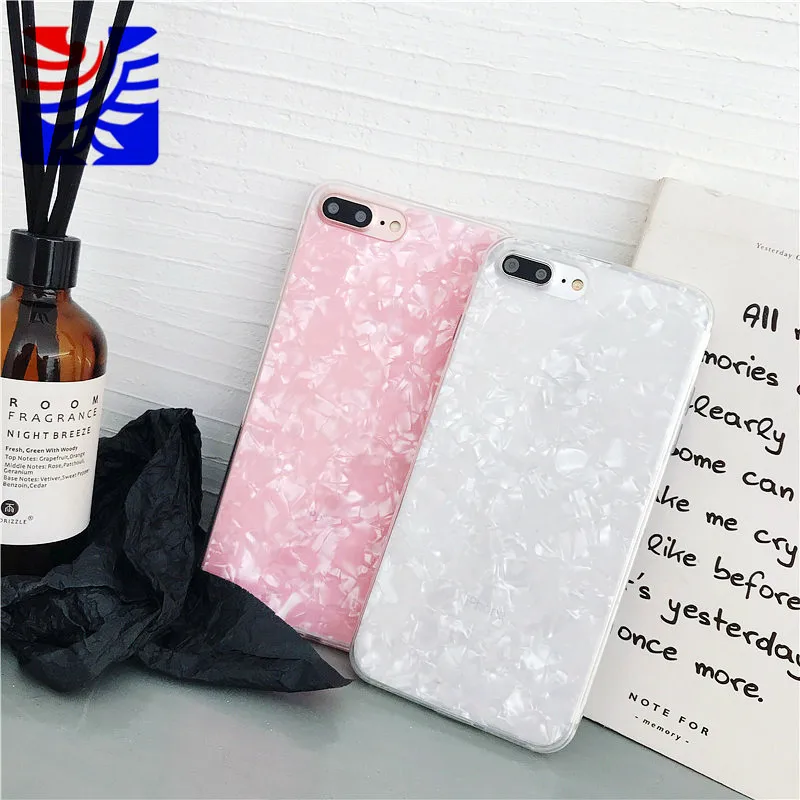 

PEIPENG Marble texture Pattern Phone Cases For iPhone 7 Plus Glossy Soft TPU Silicone Case For iPhone X 8 7 6 6s Plus Back Cove